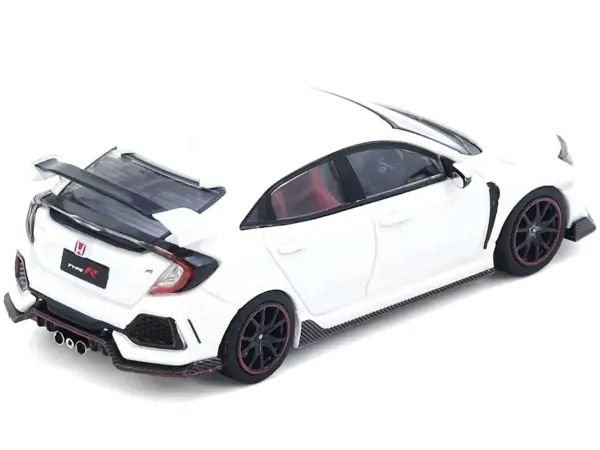Honda Civic Type R (FK8) RHD (Right Hand Drive) White 1/64 Diecast Model Car by Inno Models #2