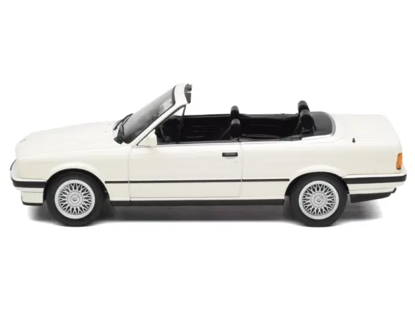 1991 BMW 325i Cabriolet Alpine White 1/18 Diecast Model Car by Norev #3