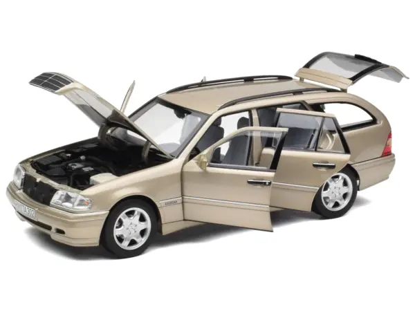 1997 Mercedes-Benz C-Class T-Model Smoke Silver Metallic 1/18 Diecast Model Car by Norev #2