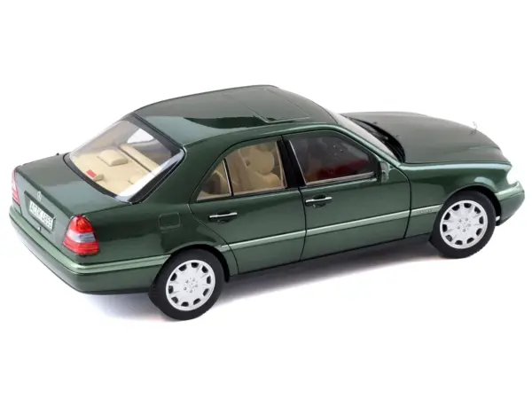 1993 Mercedes-Benz C-Class Malachite Green Metallic 1/18 Diecast Model Car by Norev #3