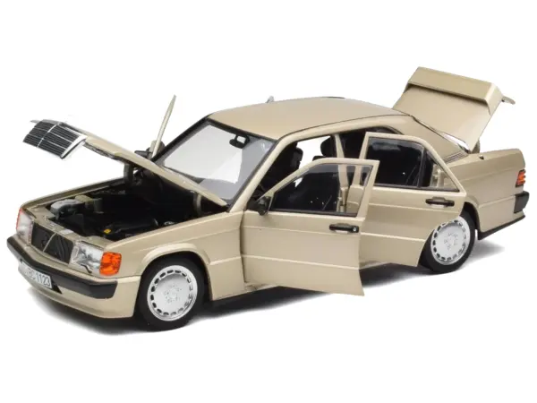 1984 Mercedes-Benz 190E 2.3-16 Smoke Silver Metallic 1/18 Diecast Model Car by Norev #2