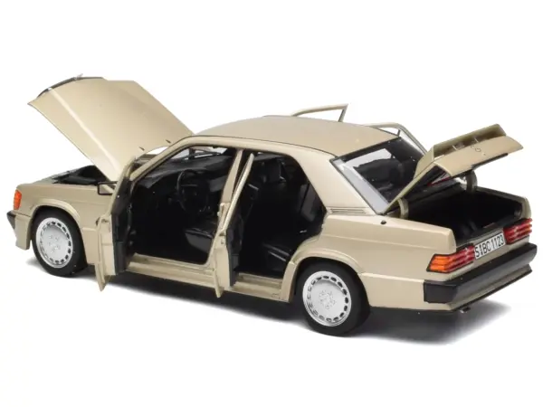 1984 Mercedes-Benz 190E 2.3-16 Smoke Silver Metallic 1/18 Diecast Model Car by Norev #4