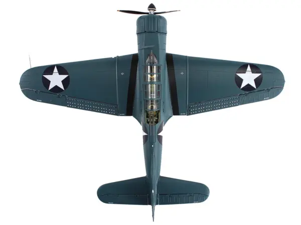 Douglas SBD-3 Dauntless Aircraft "Dusty Kleiss S-7 Scouting Six USS Enterprise" (1942) United States Navy "Premium Collection" 1/32 Diecast Model by Hobby Master #4