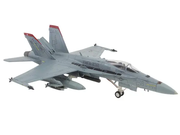 McDonnell Douglas F/A-18C Hornet Aircraft "VMFA-232 Red Devils" (2014) United States Marine Corps "Air Power Series" 1/72 Diecast Model by Hobby Master #3