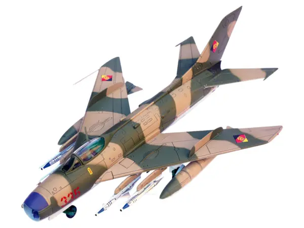 Mikoyan-Gurevich MiG-19PM Farmer-E Fighter Aircraft "Red 335" East German Air Force 1/72 Diecast Model by Panzerkampf #3