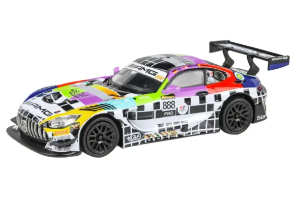 Mercedes-AMG GT3 #888 Maro Engel - Mikael Grenier - Maxime Martin "GruppeM Racing" "Bathurst 12 Hour" (2025) 1/64 Diecast Model Car by Paragon Models #3
