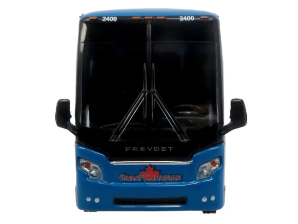 Prevost H3-45 Coach Bus "Great Canadian Coaches" Blue with Graphics Limited Edition 1/87 (HO) Diecast Model by Iconic Replicas #4