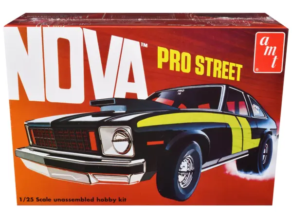 Skill 2 Model Kit Chevrolet Nova Pro Street 1/25 Scale Model by AMT #1