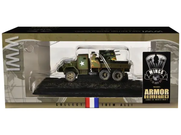 United States M35 Gun Truck "Nancy" United States Army "Armor Collection" Series 1/72 Model by Wings of the Great War #1