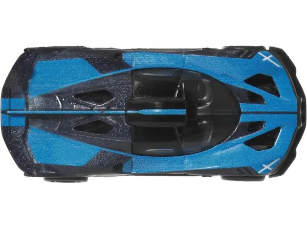 Bugatti Bolide Blue and Dark Blue Metallic "Euro Speed" Series Diecast Model Car by Hot Wheels #3