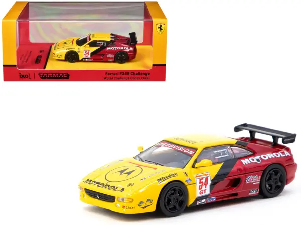 Ferrari F355 Challenge #54 Matt Drendel "World Challenge Series" (2000) "Hobby64" Series 1/64 Diecast Model Car by Tarmac Works #1