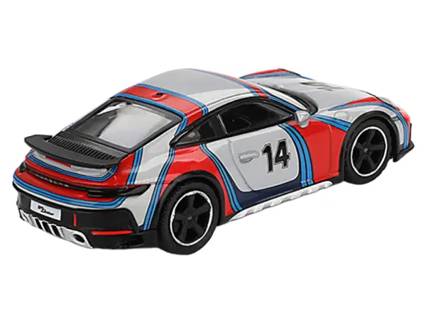 Porsche 911 Dakar #14 "Rally 1978" Ice Gray Metallic Limited Edition 1/64 Diecast Model Car by Mini GT #3