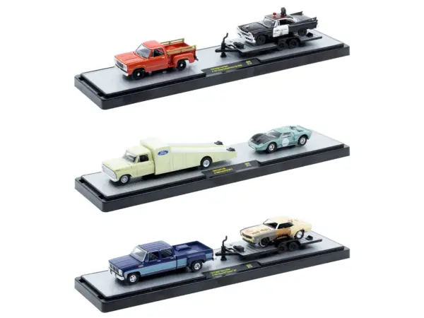 Auto Haulers Set of 3 Trucks Release 89 Limited Edition to 8000 pieces Worldwide 1/64 Diecast Models by M2 Machines #2