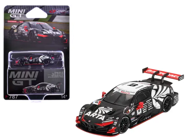 Honda NSX-GT "Type S" GT500 #16 Nirei Fukuzumi - Hiroki Otsu "ARTA" "Super GT Series" (2023) Limited Edition 1/64 Diecast Model Car by Mini GT #1