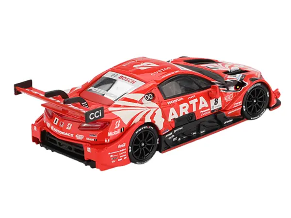 Honda NSX-GT "Type S" GT500 #8 Tomoki Nojiri - Toshiki Oyu "ARTA" "Super GT Series" (2023) Limited Edition 1/64 Diecast Model Car by Mini GT #3