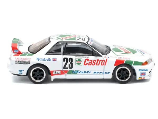 Nissan Skyline GT-R (BNR32) RHD (Right Hand Drive) #23 Winner "Macau Guia Race" (1990) 1/64 Diecast Model Car by Pop Race #3