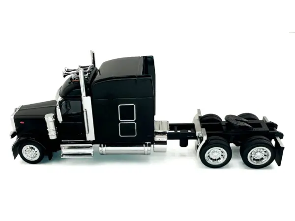 Peterbilt 589 with Stand Up Sleeper Cab Black 1/87 (HO) Plastic Model Car by HO Logistics #3