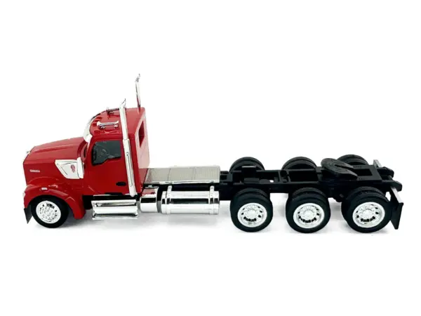 Kenworth W990 3-Axel Day Cab Red 1/87 (HO) Plastic Model Car by HO Logistics #2