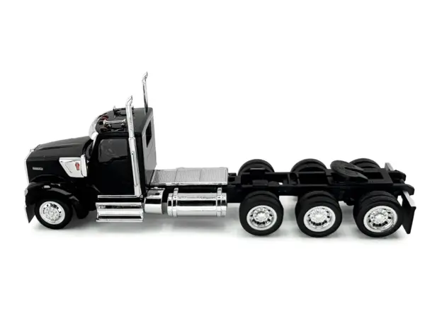 Kenworth W990 3-Axel Day Cab Black 1/87 (HO) Plastic Model Car by HO Logistics #2