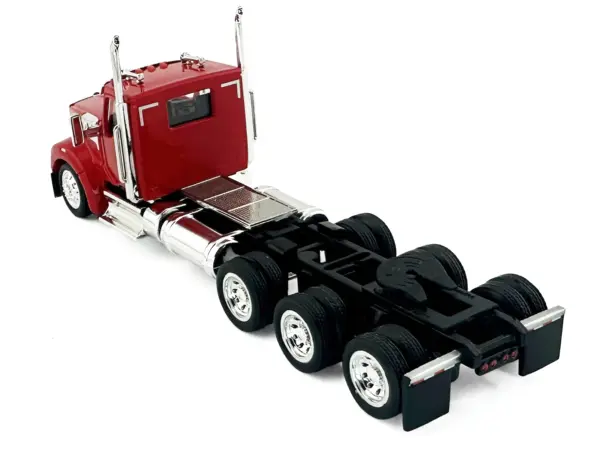 Kenworth W990 3-Axel Day Cab Red 1/87 (HO) Plastic Model Car by HO Logistics #3