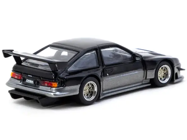 Toyota Sprinter Trueno AE86 Widebody RHD (Right Hand Drive) "Jonsibal Designworks" Black and Gray Metallic "Global64" Series 1/64 Diecast Model by Tarmac Works #2