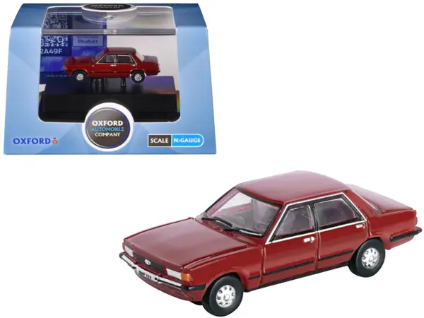 Ford Cortina MKV RHD (Right Hand Drive) Cardinal Red 1/148 (N) Scale Diecast Model Car by Oxford Diecast #1