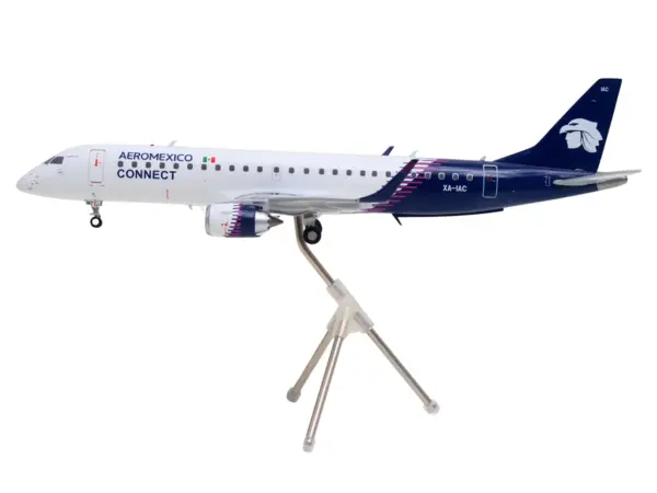 Embraer ERJ-190 Commercial Aircraft "Aeromexico Connect" (XA-IAC) White with Blue Tail "Gemini 200" Series 1/200 Diecast Model Airplane by GeminiJets #3