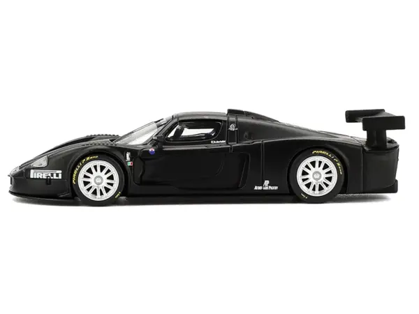Maserati MC12 Competizione "Test Fiorano 2004" Matt Black 1/64 Diecast Model Car by BBR #2