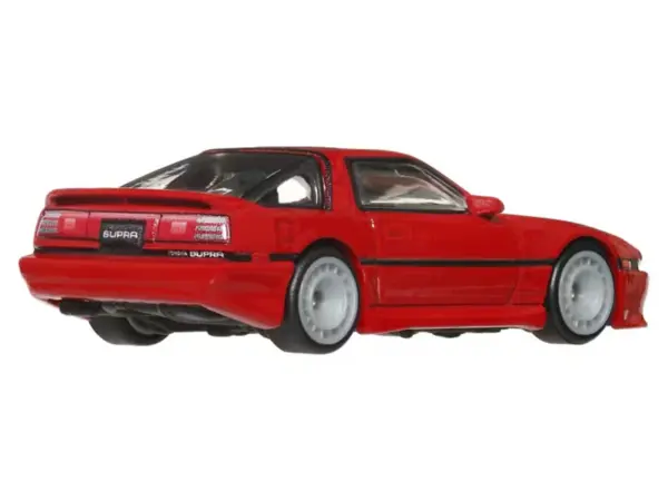 1989 Toyota Supra RHD (Right Hand Drive) Red "Ronin Run II" Series Diecast Model Car by Hot Wheels #3