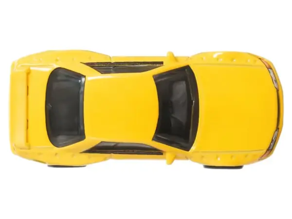 Nissan Skyline GT-R (R32) Pandem RHD (Right Hand Drive) Yellow "Ronin Run II" Series Diecast Model Car by Hot Wheels #4