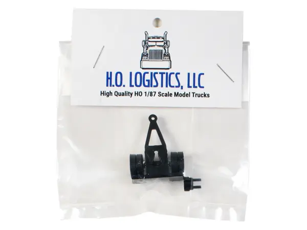 Trailer Dolly Black Kit 1/87 (HO) Plastic Model Car by HO Logistics #1