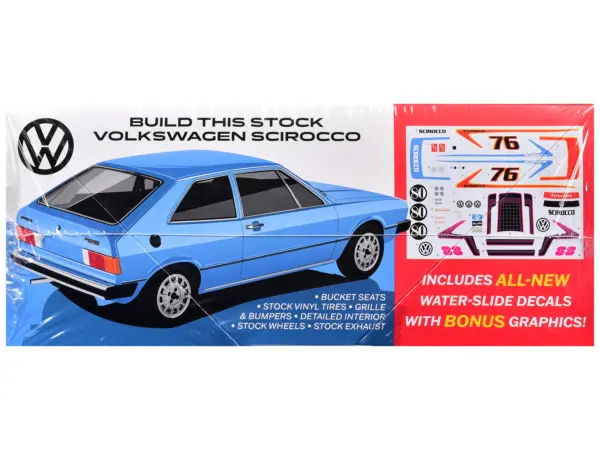 Skill 2 Model Kit Volkswagen Scirocco "T/A Champ" 1/25 Scale Model by AMT #2