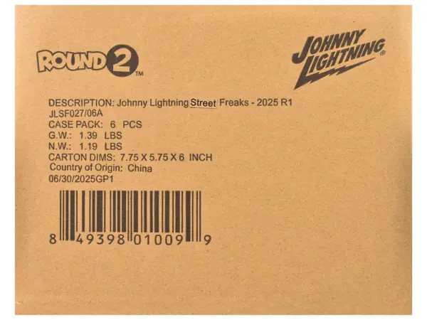 "Street Freaks" 2025 Release 1 Set A of 6 Cars 1/64 Diecast Model Cars by Johnny Lightning #2