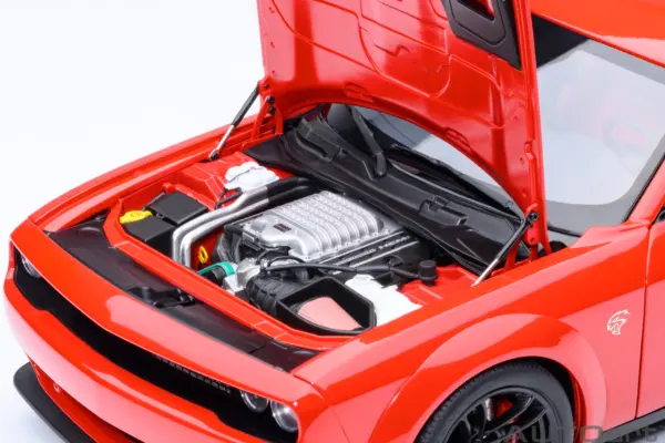 2022 Dodge Challenger SRT Jailbreak Torred with Red Interior 1/18 Model Car by Autoart #3