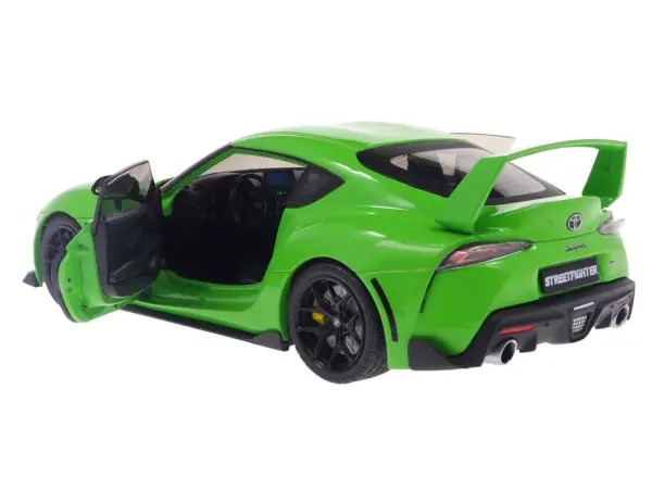 2023 Toyota GR Supra "StreetFighter" Green 1/18 Diecast Model Car by Solido #3