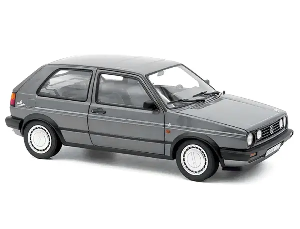 1989 Volkswagen Golf Champion Gray Metallic 1/18 Diecast Model Car by Norev #2