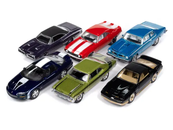 "Muscle Cars USA" 2025 Release 1 Set B of 6 pieces 1/64 Diecast Model Cars by Johnny Lightning #2