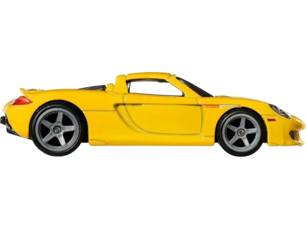Porsche Carrera GT Yellow "Timeless Icons" Series Diecast Model Car by Hot Wheels #2