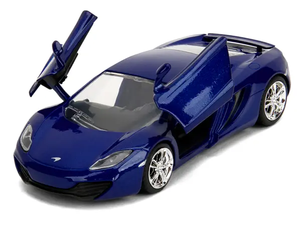 McLaren MP4.12C Blue Metallic "Furious 7" (2015) Movie "Fast & Furious" Series 1/32 Diecast Model Car by Jada #2