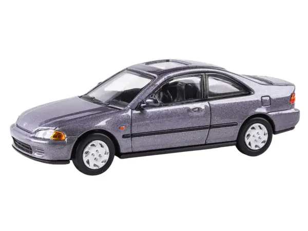 1995 Honda Civic Coupe EJ1 Horizon Gray Metallic with Sunroof 1/64 Diecast Model Car by Paragon #2