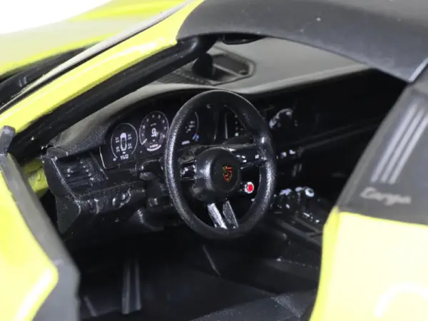 Porsche 911 Targa 4 GTS (992.2) Yellow with Black Top "Special Edition" Series 1/18 Diecast Model Car by Maisto #3