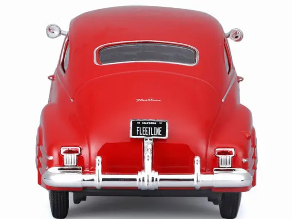 1948 Chevrolet Fleetline Aerosedan Red "Special Edition" Series 1/25 Diecast Model Car by Maisto #4