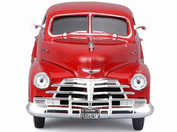 1948 Chevrolet Fleetline Aerosedan Red "Special Edition" Series 1/25 Diecast Model Car by Maisto #5