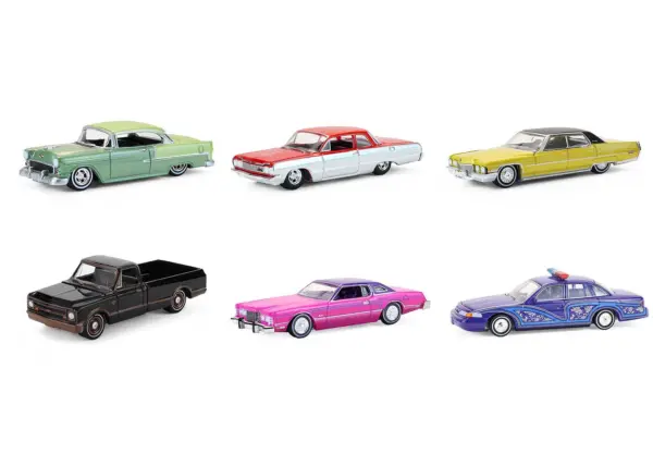 "California Lowriders" Series 7 Set of 6 pieces 1/64 Diecast Model Cars by Greenlight #2