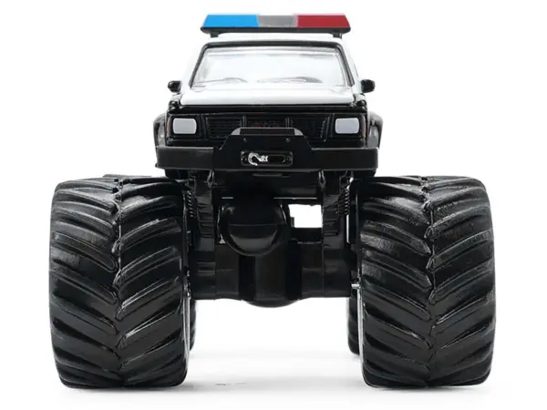 1990 GMC S-15 Monster Truck "Texas Department of Public Safety" Black and White "Kings of Crunch - Hot Pursuit" Special Edition 1/64 Diecast Model Car by Greenlight #4