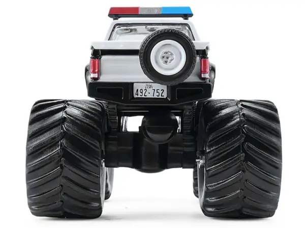 1990 GMC S-15 Monster Truck "Texas Department of Public Safety" Black and White "Kings of Crunch - Hot Pursuit" Special Edition 1/64 Diecast Model Car by Greenlight #5