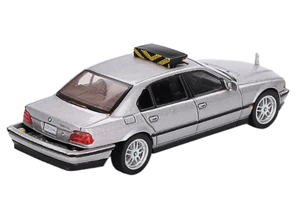 BMW 750IL Gray Metallic 007 James Bond "Tomorrow Never Dies" (1997) Movie Limited Edition 1/64 Diecast Model Car by Mini GT #3