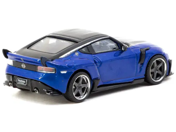 Nissan VeilSide FFZ400 Fairlady Z RHD (Right Hand Drive) Blue Metallic with Black Top "Global64" Series 1/64 Diecast Model by Tarmac Works #2