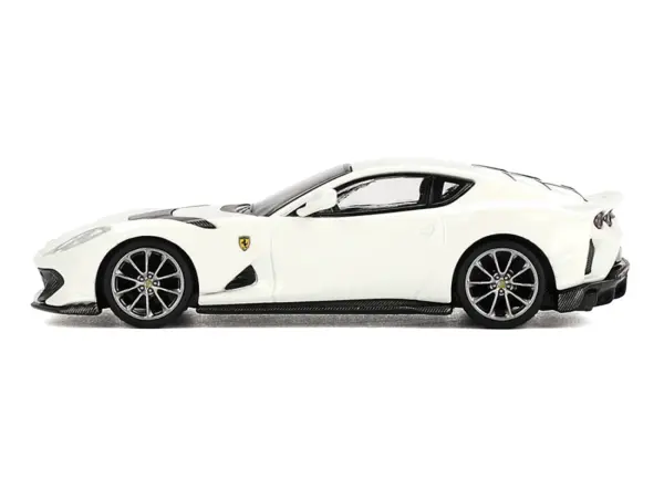 Ferrari 812 Competizione Bianco Avus White 1/64 Diecast Model Car by BBR #2