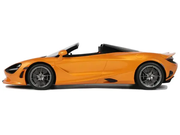 2024 McLaren 750S Spider Orange Metallic 1/18 Model Car by GT Spirit #4